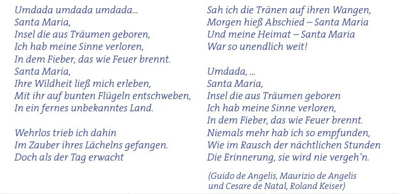 Tekst piosenki Rolanda Keisera